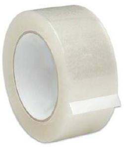 Clear Box Parcel Packing Stiocky Tape - 50m Long 48mm wide - BULK 12 rolls